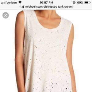 MICHAEL STARS distressed tank—never worn